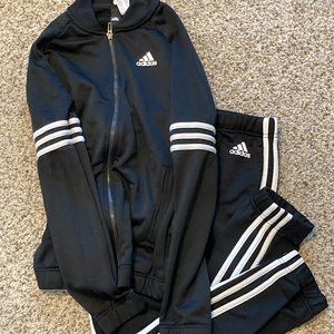 Adidas Black Sweatsuit/Tracksuit, Size Small